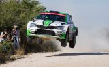 Argentinská rally: Rovanperä se dostal do čela; dvojité vedení ŠKODA s Tidemandem na druhém místě